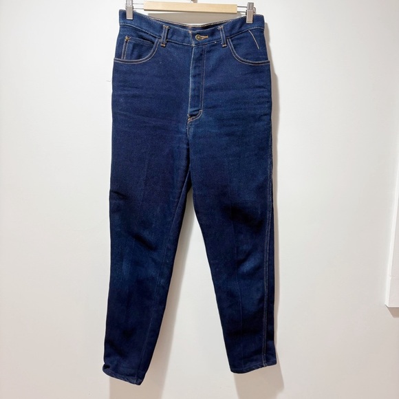Gitano Denim - Vintage Gitano Dark Wash Jeans Size 29 Straight Leg Mom Jeans 80s 90s Retro